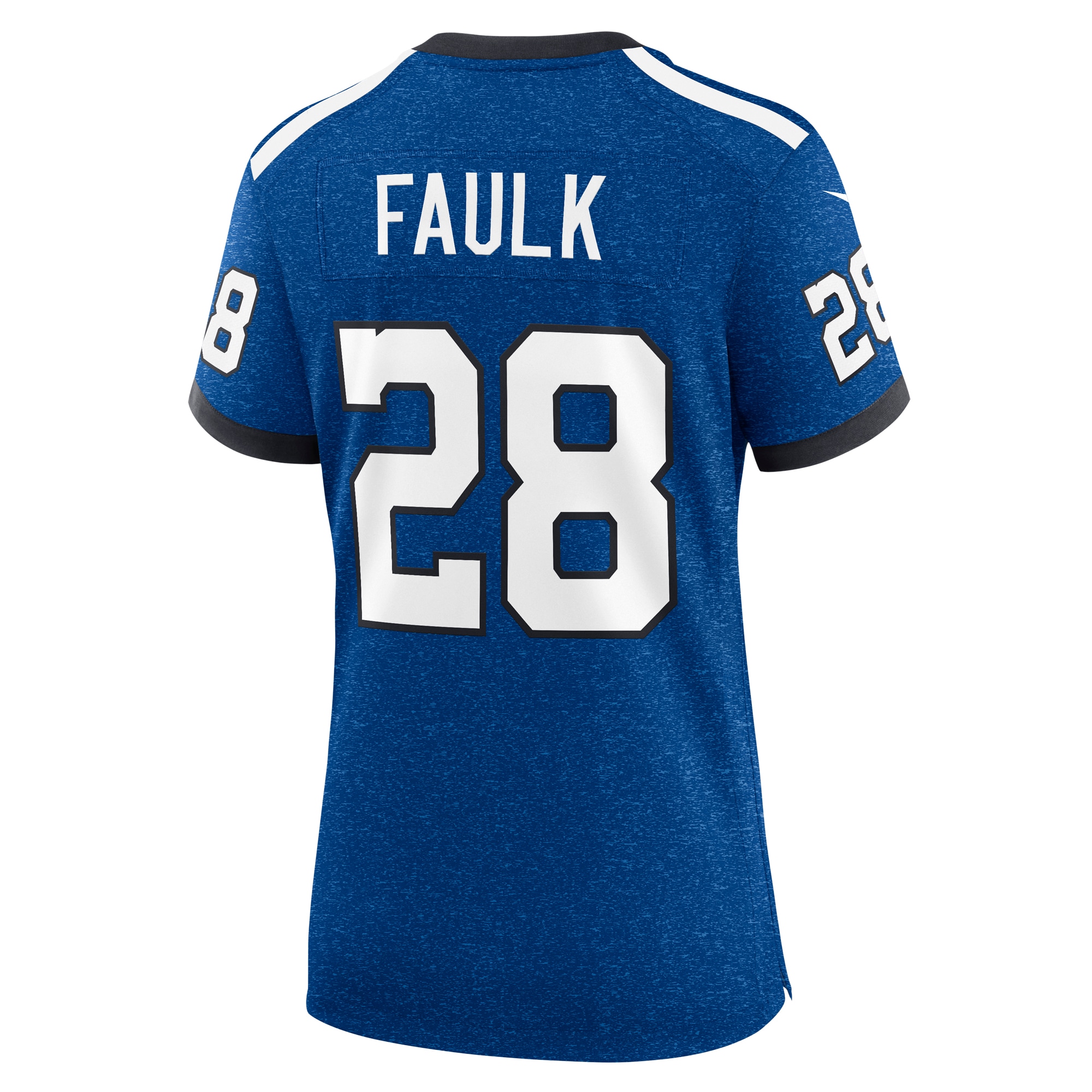 Indianapolis Colts Marshall Faulk Royal Indiana Nights Alternate Game NFL Jersey Women's
