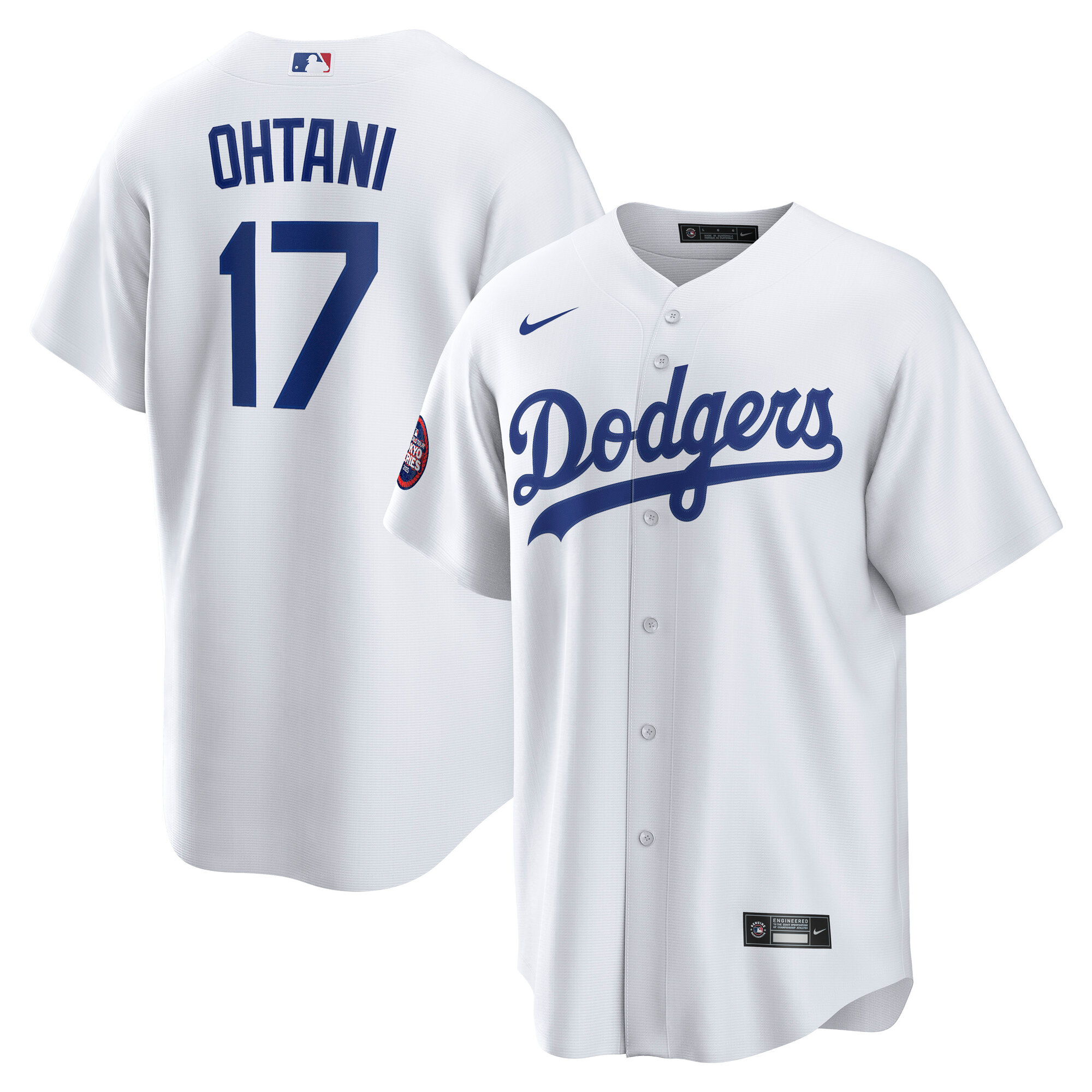 Los Angeles Dodgers Shohei Ohtani White 2025 World Tour: Tokyo Series Home Player MLB Jersey Men's