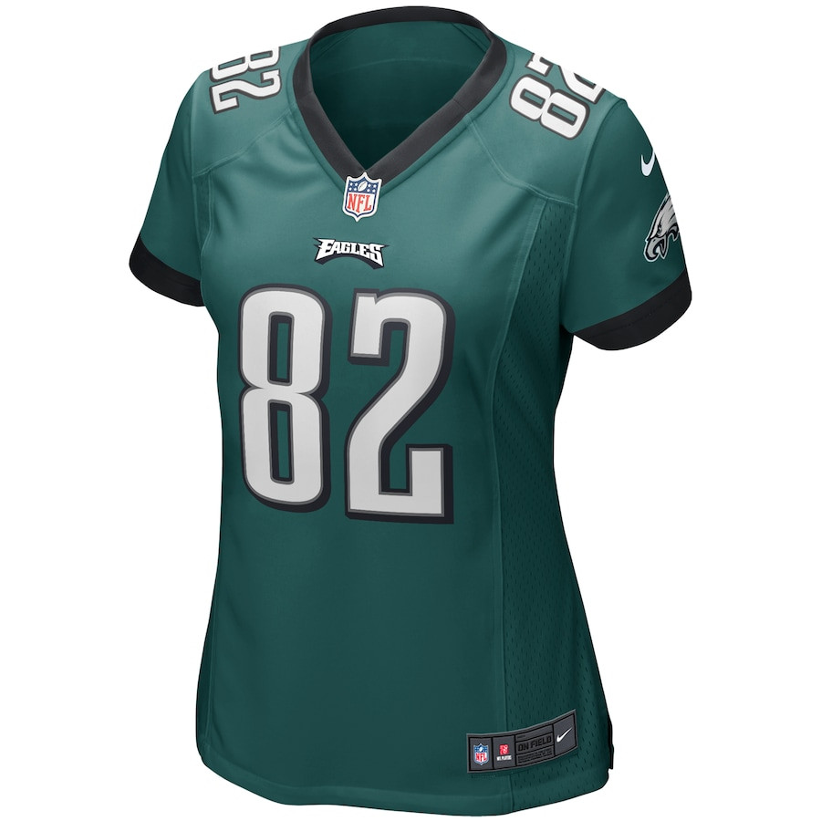 Mike Quick 82 Philadelphia Eagles Game Retired Midnight Green NFL Jersey Women's