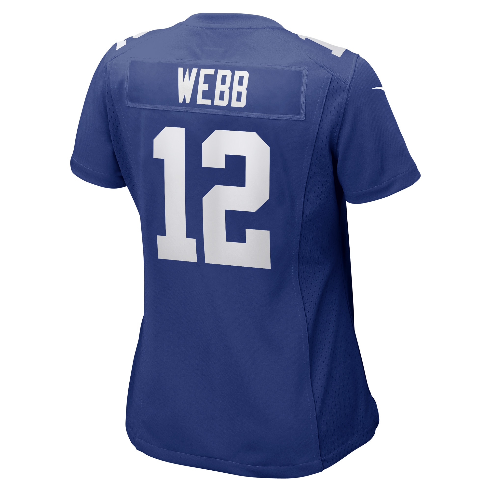New York Giants Davis Webb Royal Game Player NFL Jersey Women's