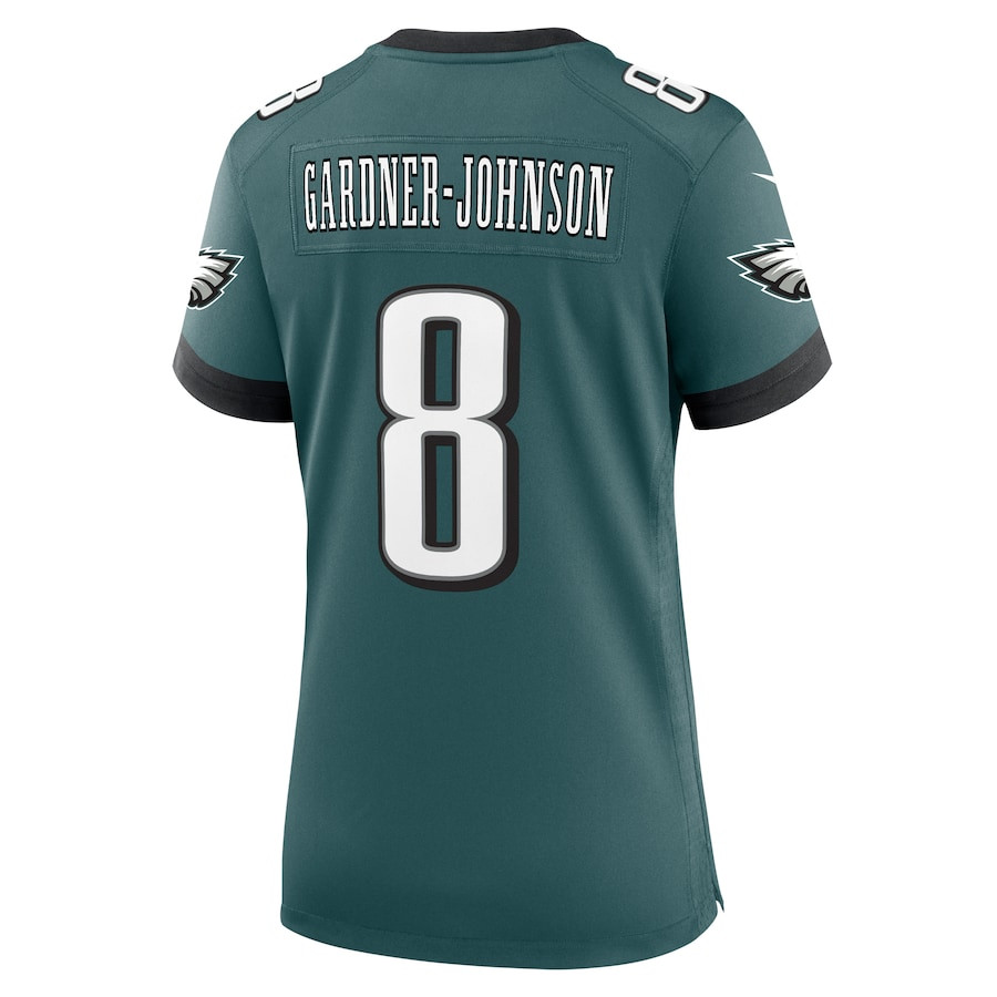 Chauncey Gardner-Johnson 8 Philadelphia Eagles Game Midnight Green NFL Jersey Women's