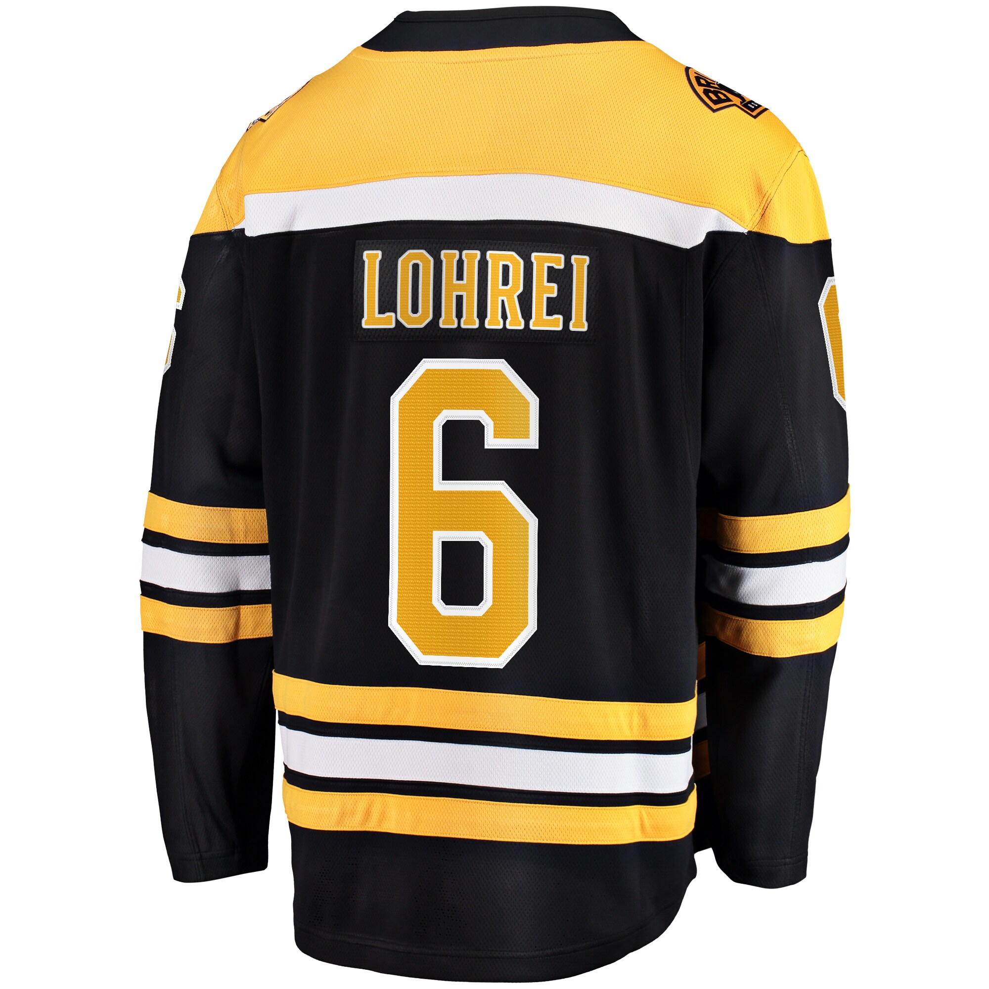 Boston Bruins Mason Lohrei Black Home Premier Breakaway Player NHL Jersey Men's