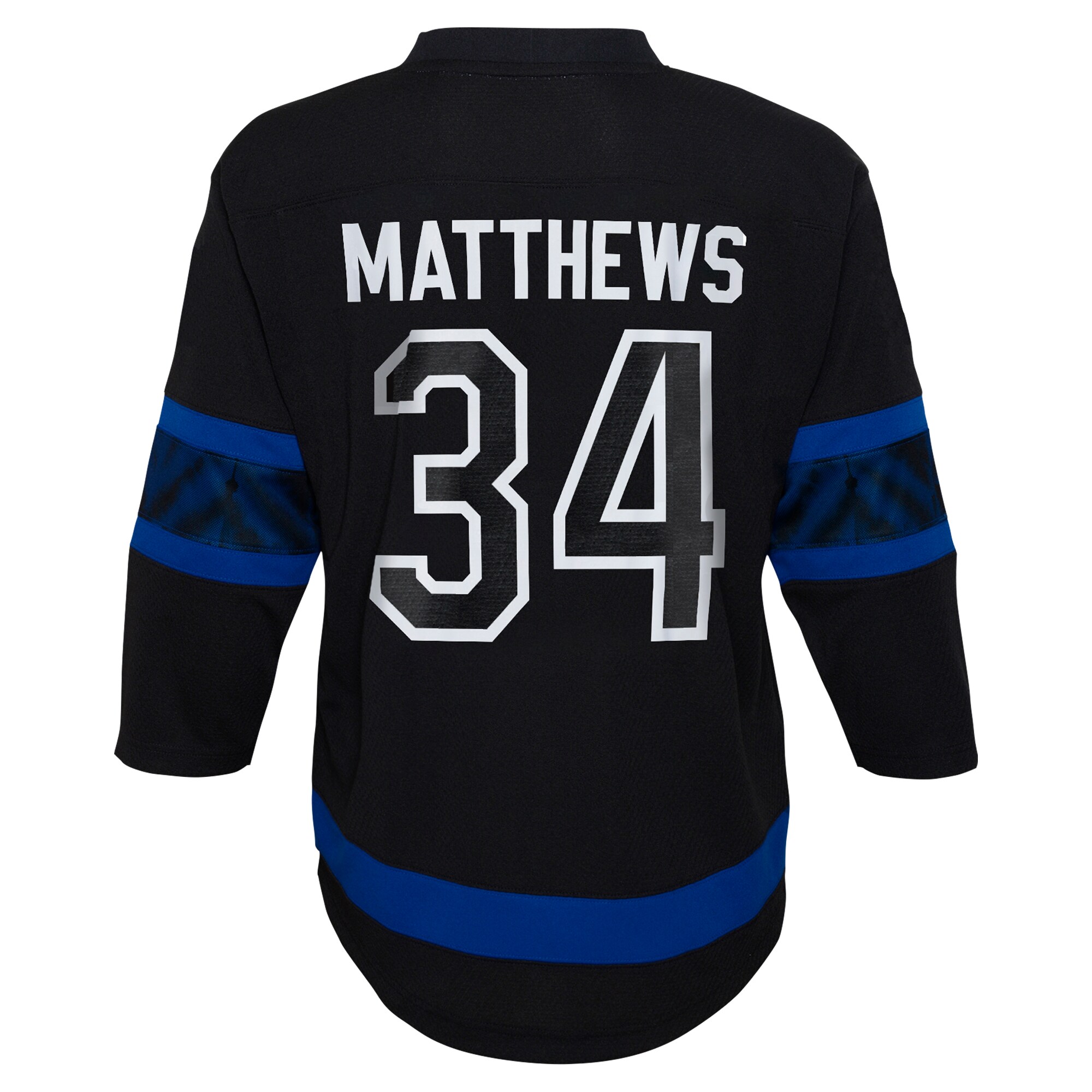 Toronto Maple Leafs Auston Matthews Black Alternate Player NHL Jersey Youth