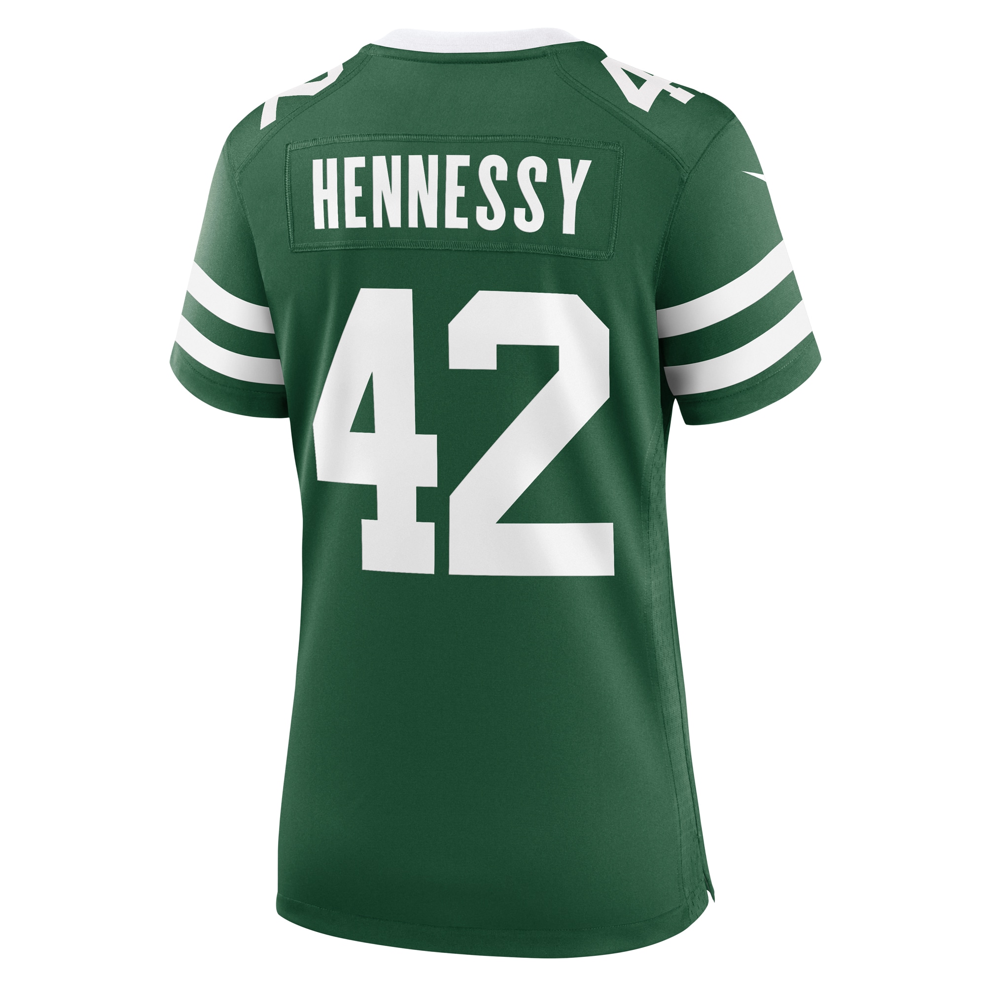 New York Jets Thomas Hennessy Legacy Green Team Game NFL Jersey Women's