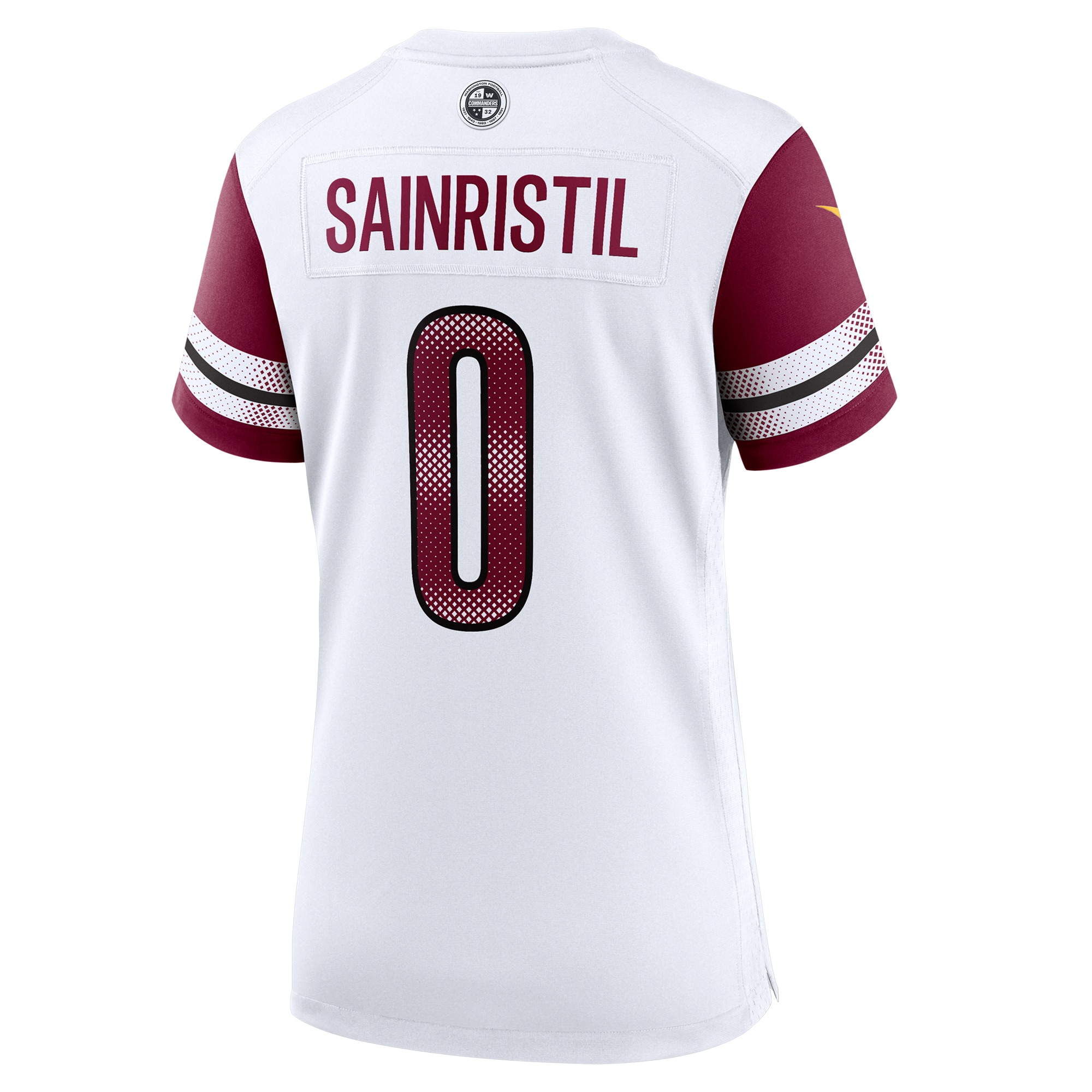 Washington Commanders Mike Sainristil White Game NFL Jersey Women's