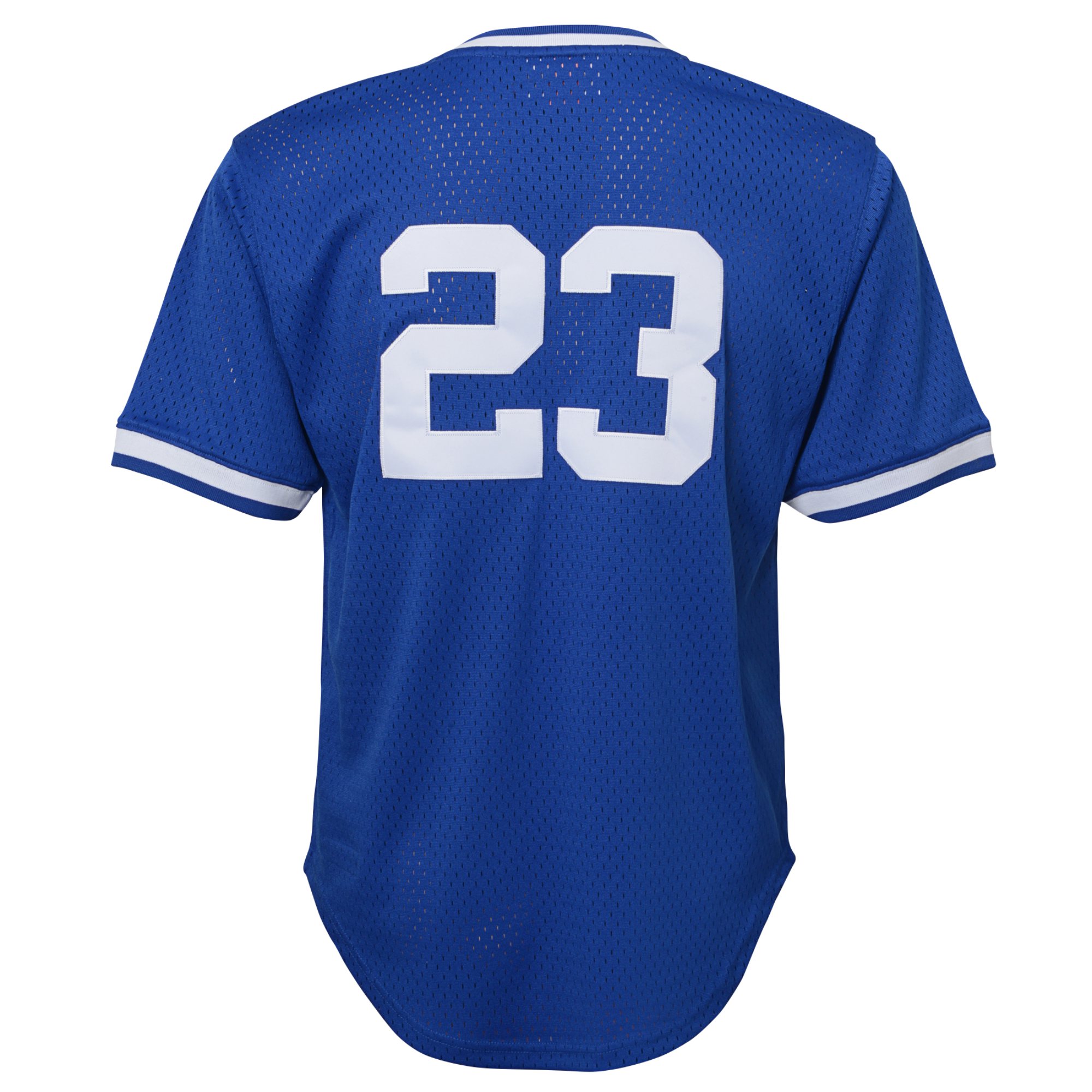 Chicago Cubs Ryne Sandberg Mitchell Ness Royal Cooperstown Collection Mesh Batting Practice MLB Jersey Youth