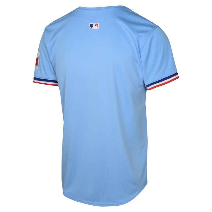 Texas Rangers Alternate Limited Light Blue MLB Jersey Youth