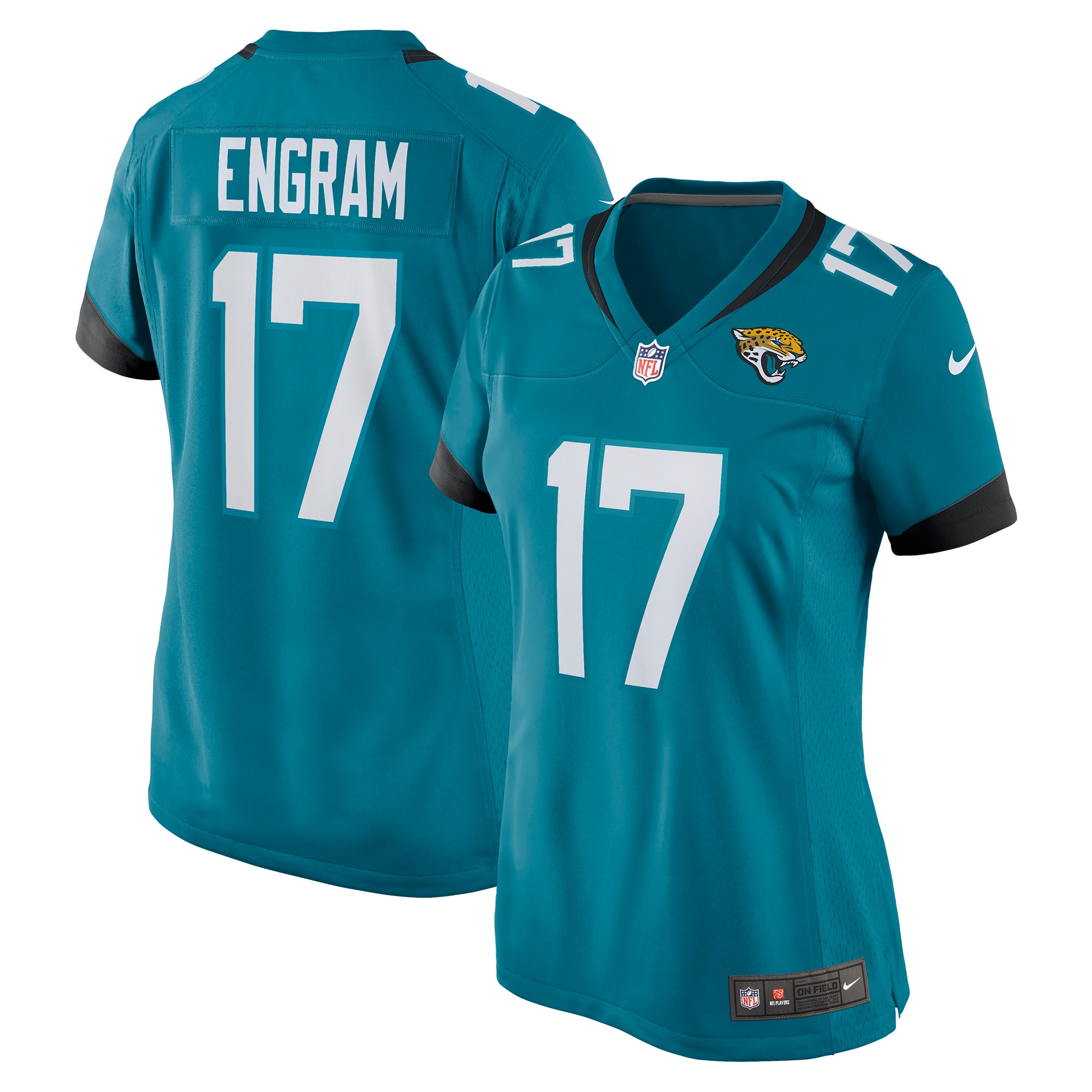 Jacksonville Jaguars Evan Engram Teal Game NFL Jersey Women's