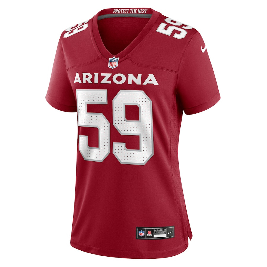 Jon Gaines II 59 Arizona Cardinals Game Cardinal NFL Jersey Women's