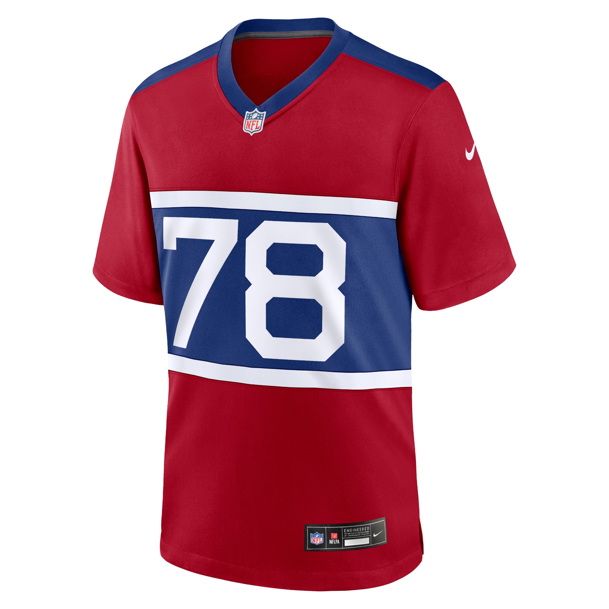 New York Giants Andrew Thomas Century Red Alternate Player Game NFL Jersey Men's