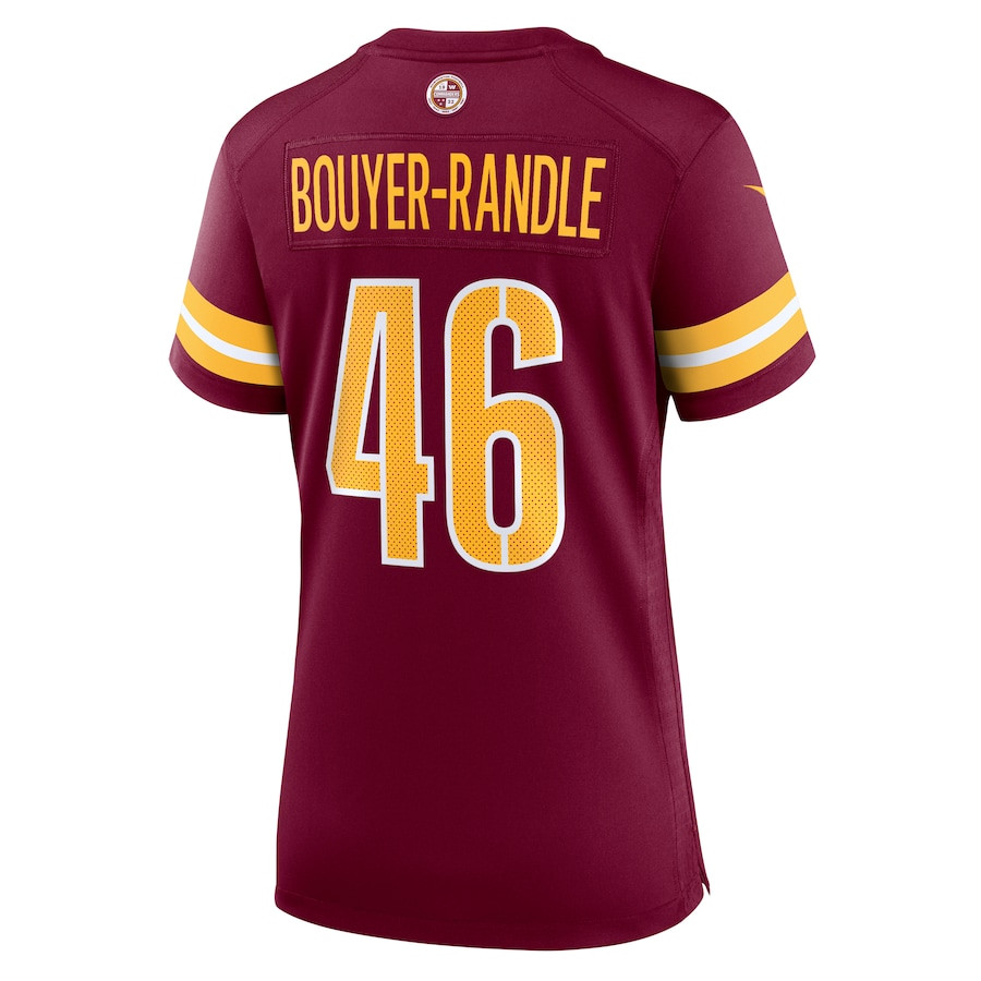 Brandon Bouyer-Randle 46 Washington Commanders Game Burgundy NFL Jersey Women's