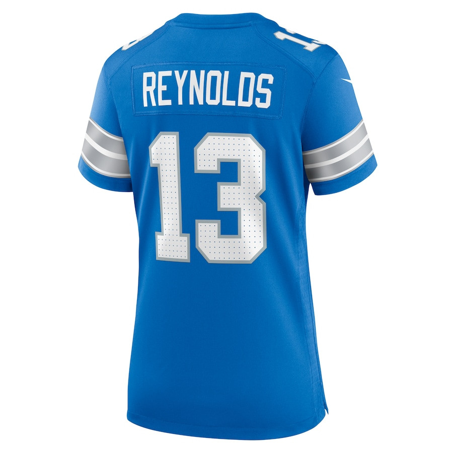 Craig Reynolds 13 Detroit Lions Team Game Blue NFL Jersey Women's