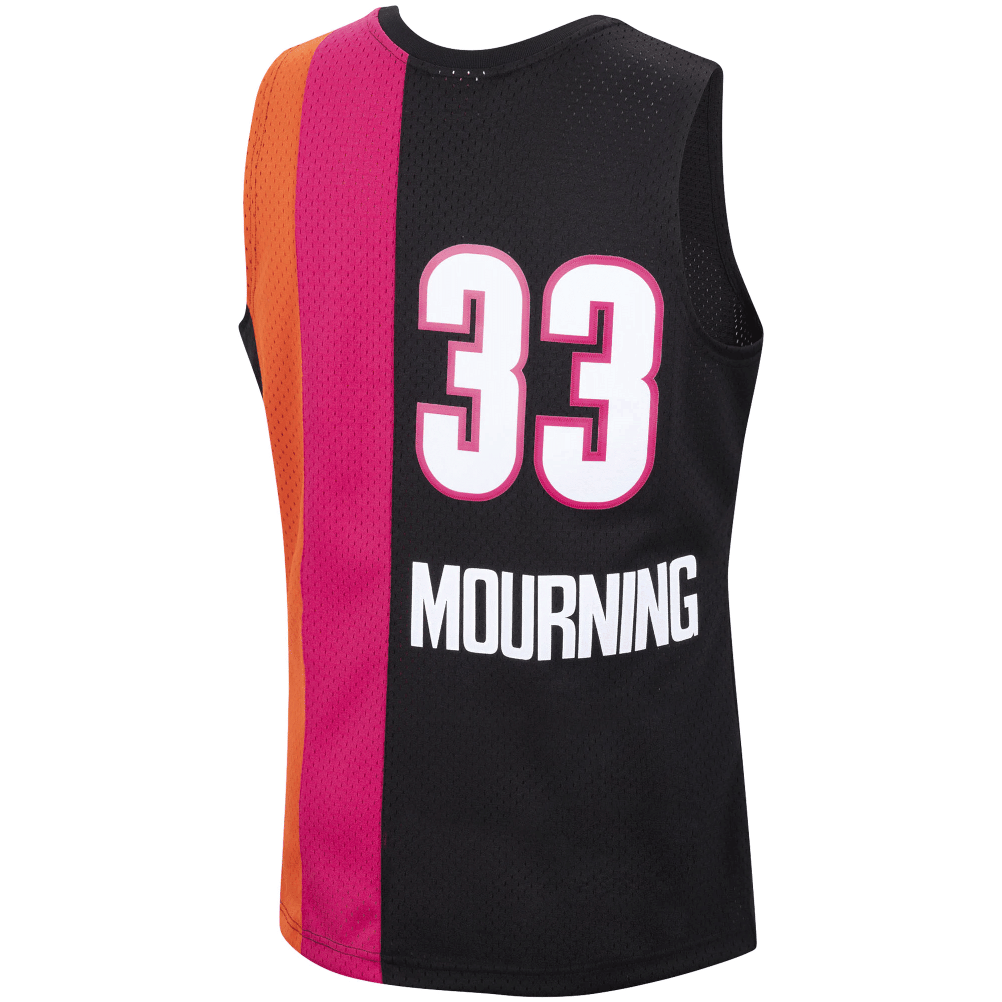 Alonzo Mourning Miami Heat Mitchell Ness 2005-06 Hardwood Classics Swingman Black NBA Jersey Men's