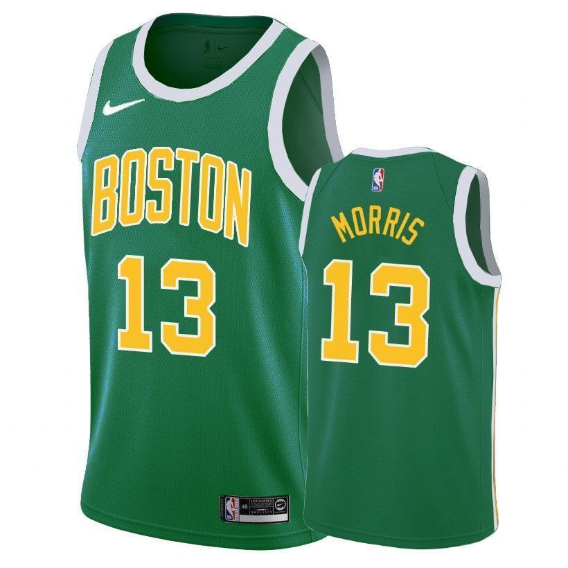 Boston Celtics Marcus Morris 13 Earned Edition Green NBA Jersey Men's