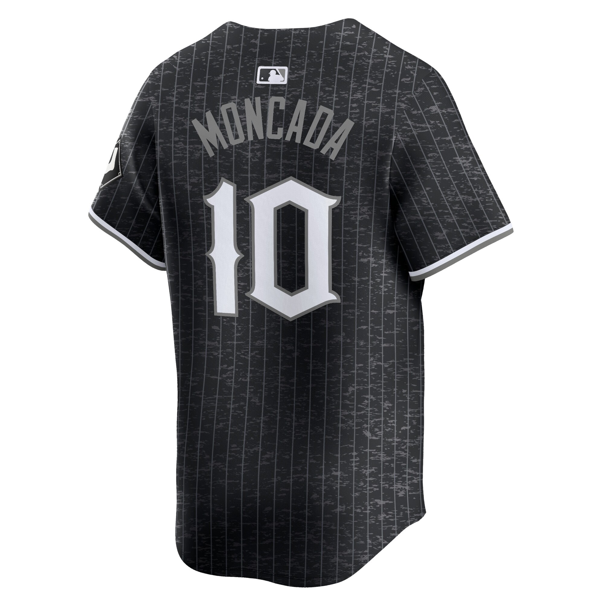 Chicago White Sox Yo?n Moncada Black City Connect Player MLB Jersey Men's