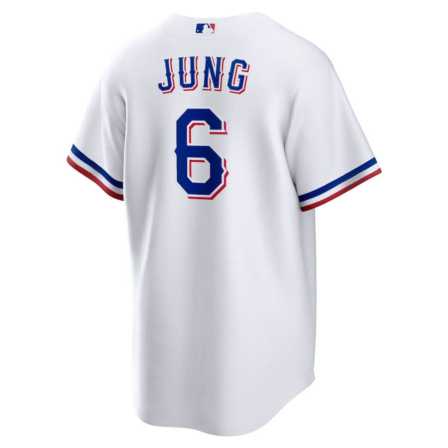 Josh Jung 6 Texas Rangers White MLB Jersey Men's