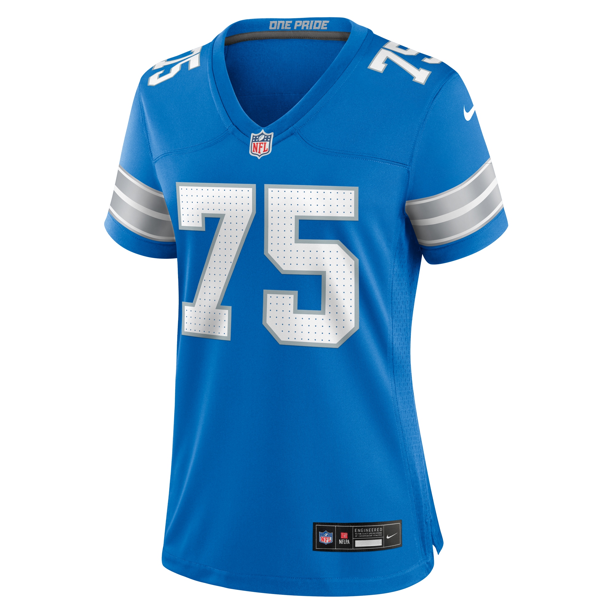 Detroit Lions Colby Sorsdal Blue Team Game NFL Jersey Women's