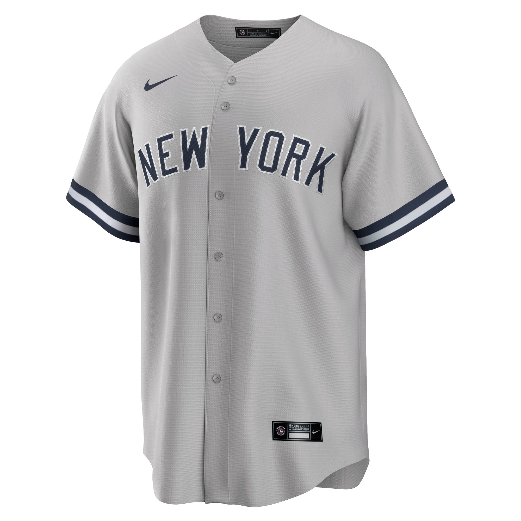 New York Yankees Aaron Judge Gray Big Tall Road Player MLB Jersey Men's