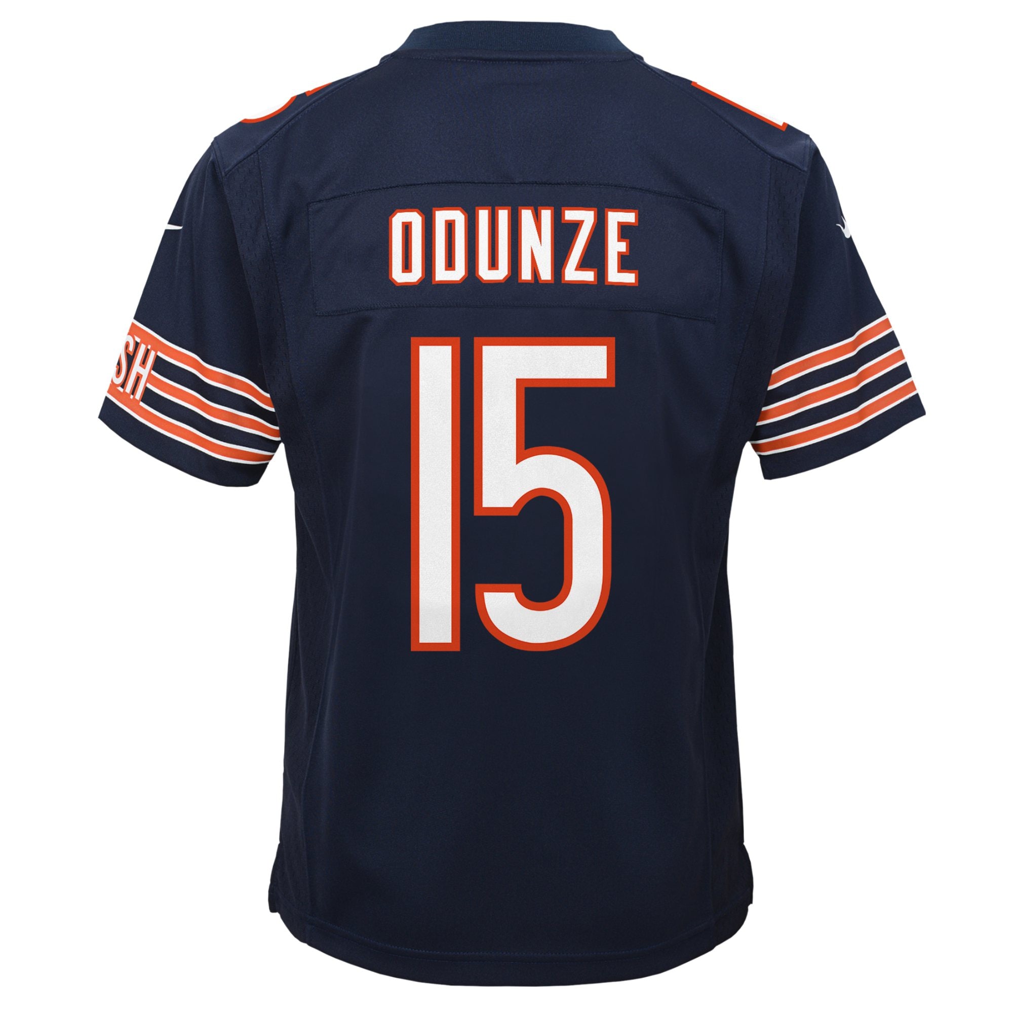 Chicago Bears Rome Odunze Navy Team Game NFL Jersey Youth