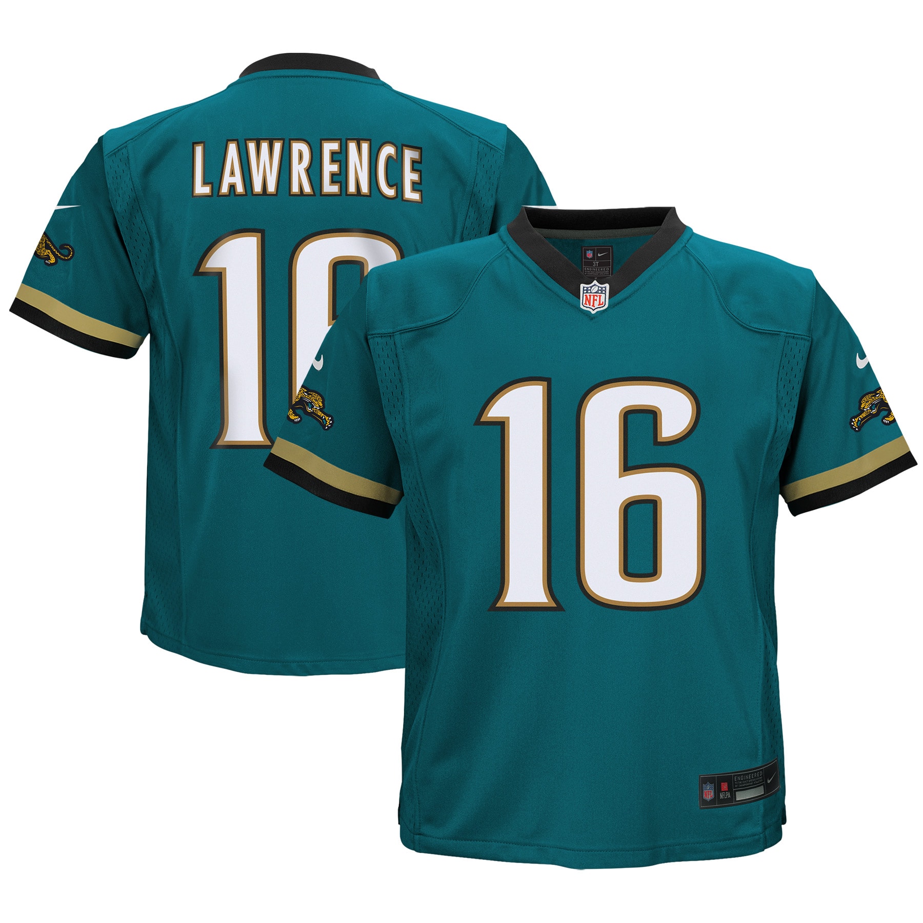 Preschool Jacksonville Jaguars Trevor Lawrence Teal Prowler Throwback Player Game NFL Jersey Men's