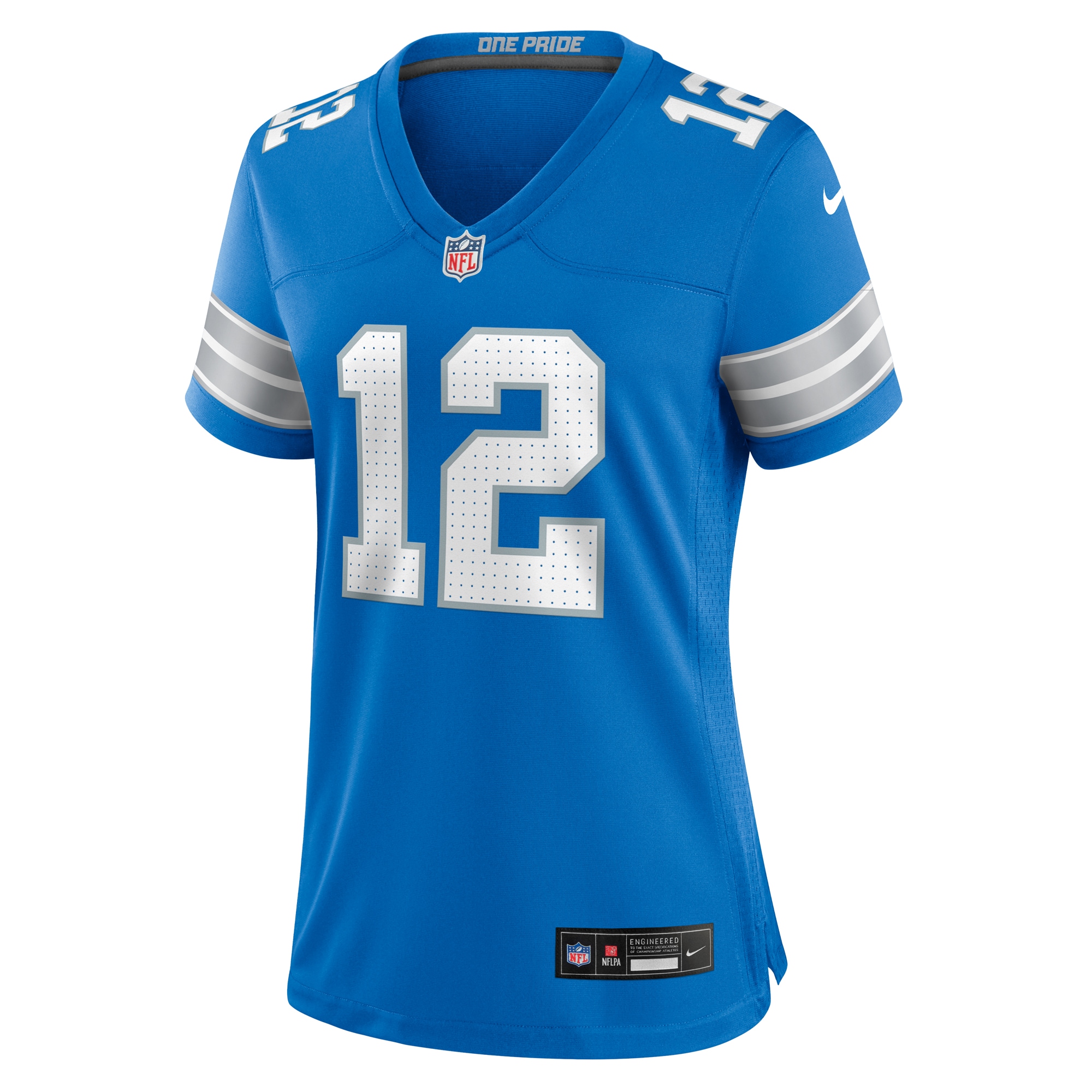 Detroit Lions Brandon Joseph Blue Team Game NFL Jersey Women's