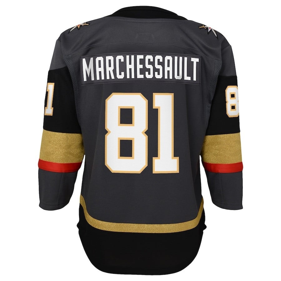 Jonathan Marchessault 81 Vegas Golden Knights 2023 Stanley Cup Final Alternate Black NHL Jersey Youth