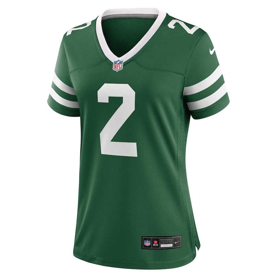 Tyrod Taylor 2 New York Jets Team Game Legacy Green NFL Jersey Women's