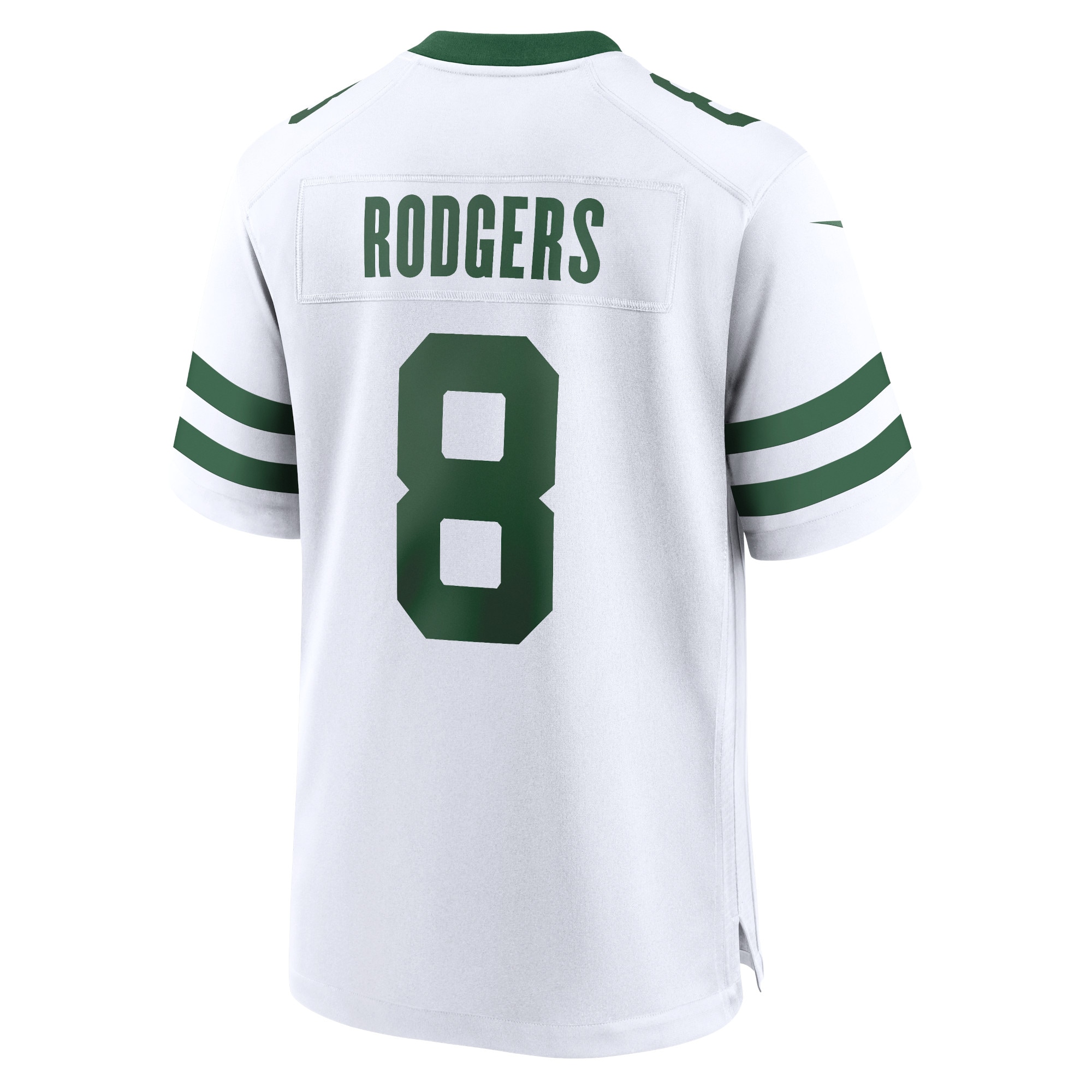 New York Jets Aaron Rodgers Legacy White Game NFL Jersey Youth