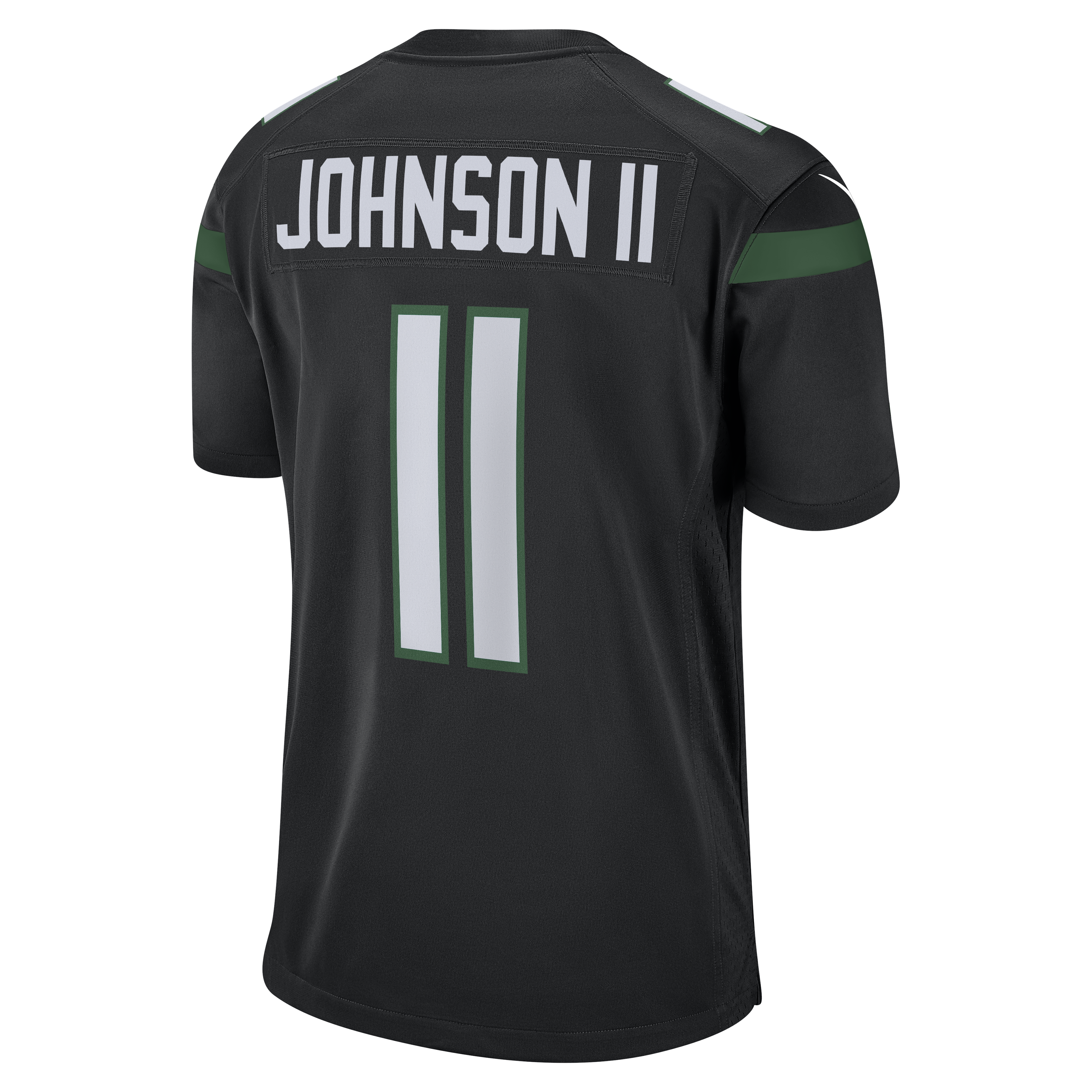 New York Jets Jermaine Johnson II Stealth Black Alternate Game NFL Jersey Men's
