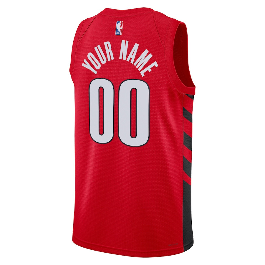 Portland Trail Blazers 2023/24 Statement Swingman Custom Red NBA Jersey Men's