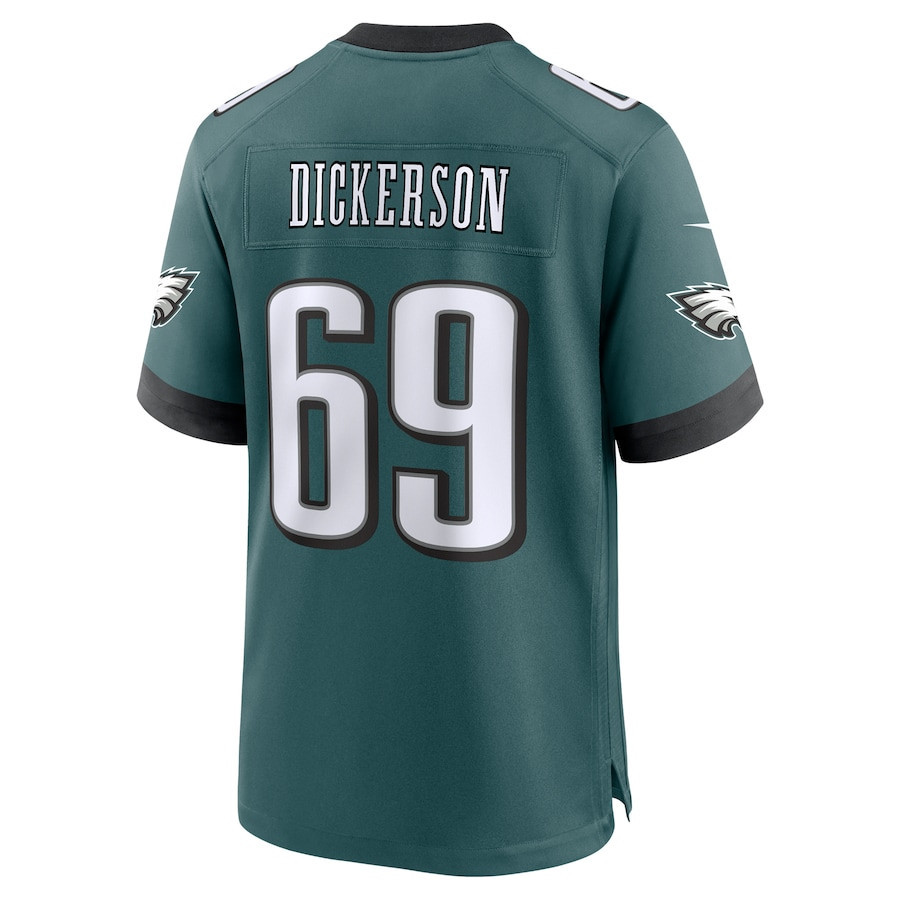 Landon Dickerson #69 Philadelphia Eagles Super Bowl LIX Midnight Green NFL Jersey Men's