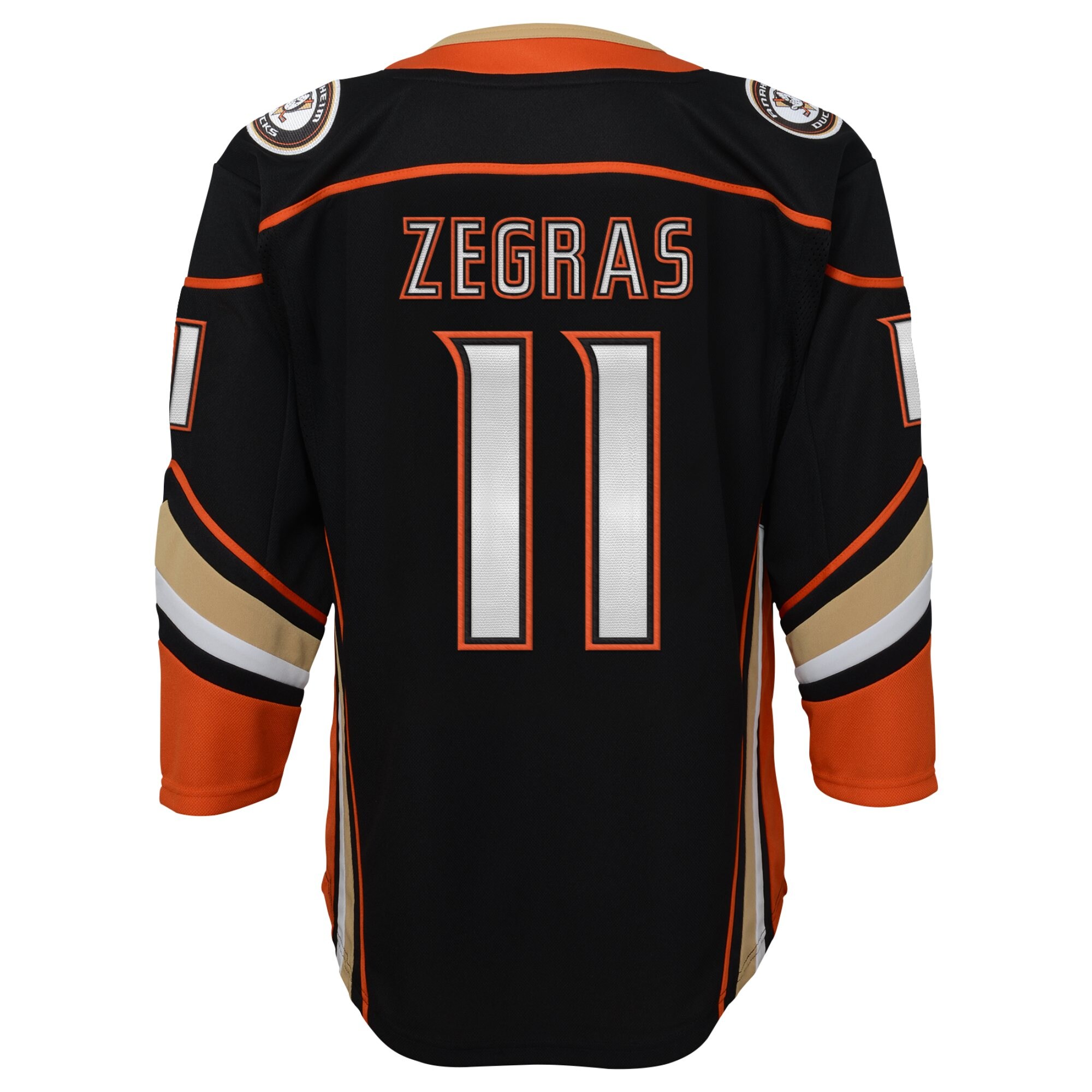 Anaheim Ducks Trevor Zegras Black Home Premier Player NHL Jersey Youth