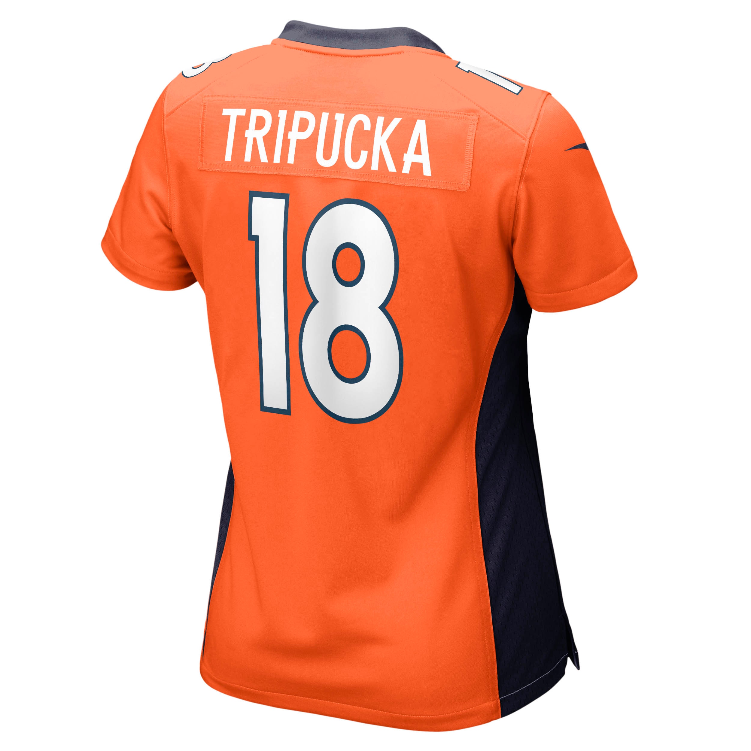 Denver Broncos Frank Tripucka Orange Retired Player NFL Jersey Women's