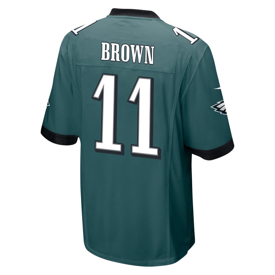 A.J. Brown 11 Philadelphia Eagles A.J. and the Touchdown Titans' Game Midnight Green NFL Jersey Men's