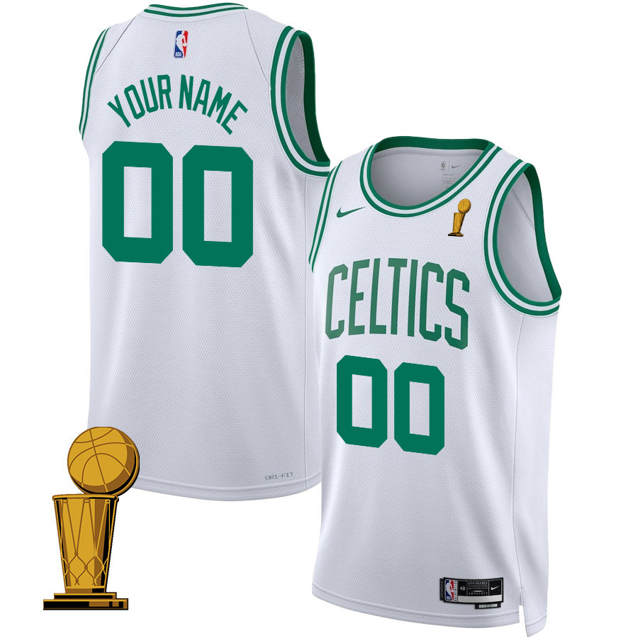 Boston Celtics 2024 FINALS CHAMPIONS Swingman Custom Association Editio White NBA Jersey Men's