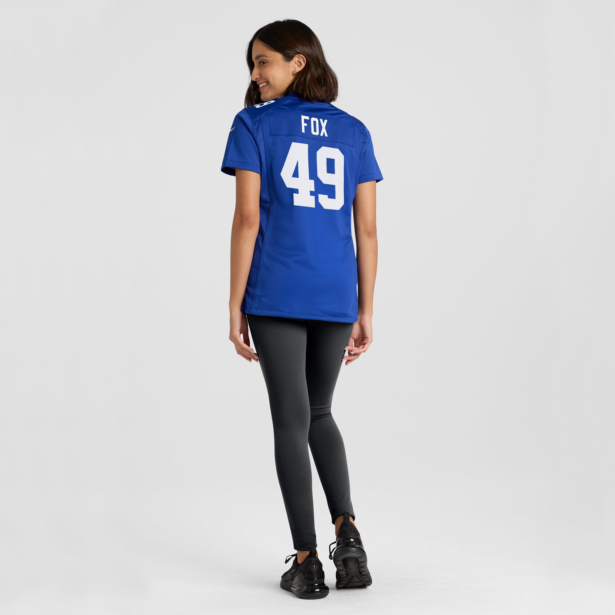 New York Giants Tomon Fox Royal Game Player NFL Jersey Women's