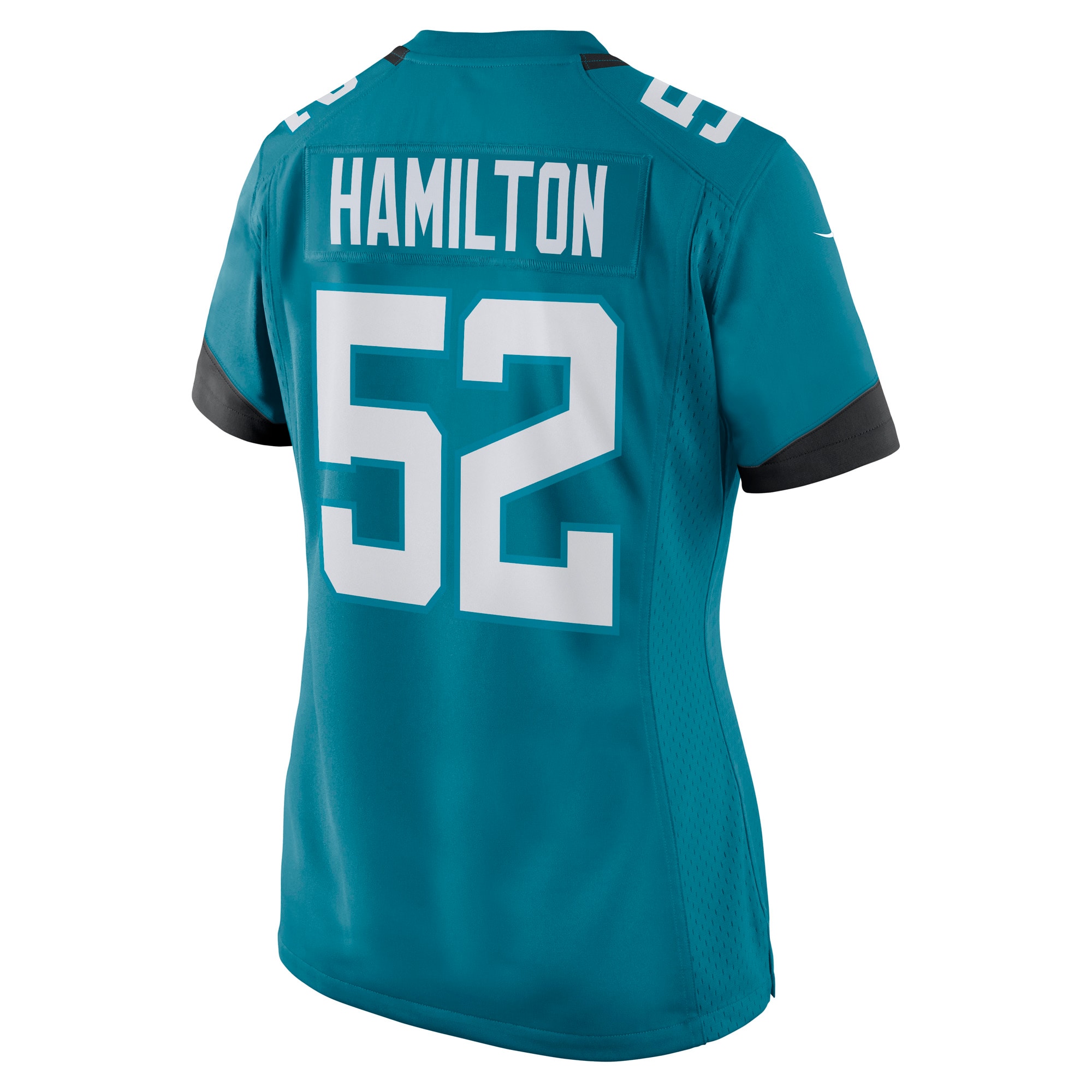Jacksonville Jaguars DaVon Hamilton Teal Game NFL Jersey Women's
