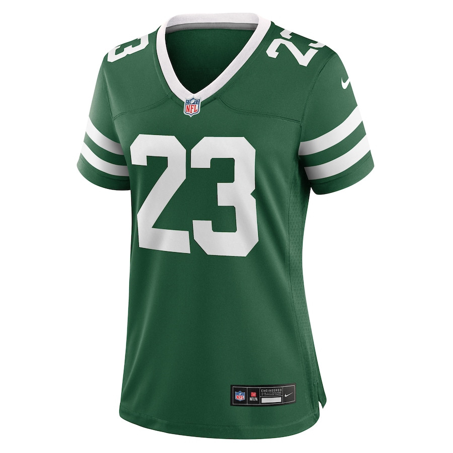 Isaiah Oliver 23 New York Jets Team Game Legacy Green NFL Jersey Women's