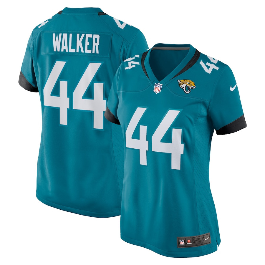 Travon Walker 44 Jacksonville Jaguars Teal NFL Jersey Women's