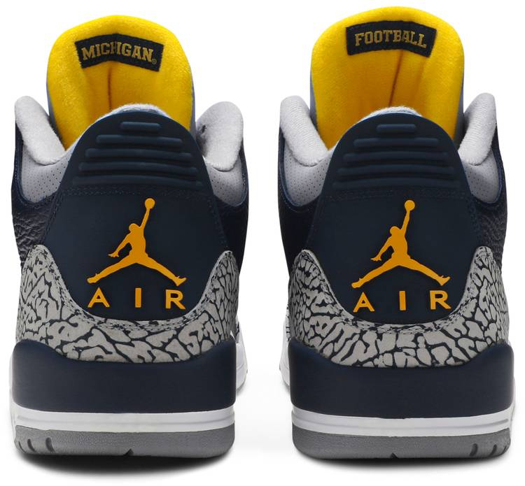 Air Jordan 3 Retro Michigan PE AJ3-820064