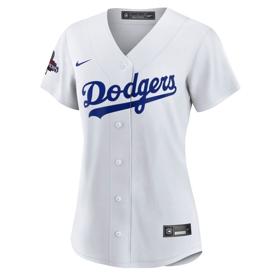 Andy Pages 44 Los Angeles Dodgers 2024 World Series Champions Home Player White MLB Jersey Women's