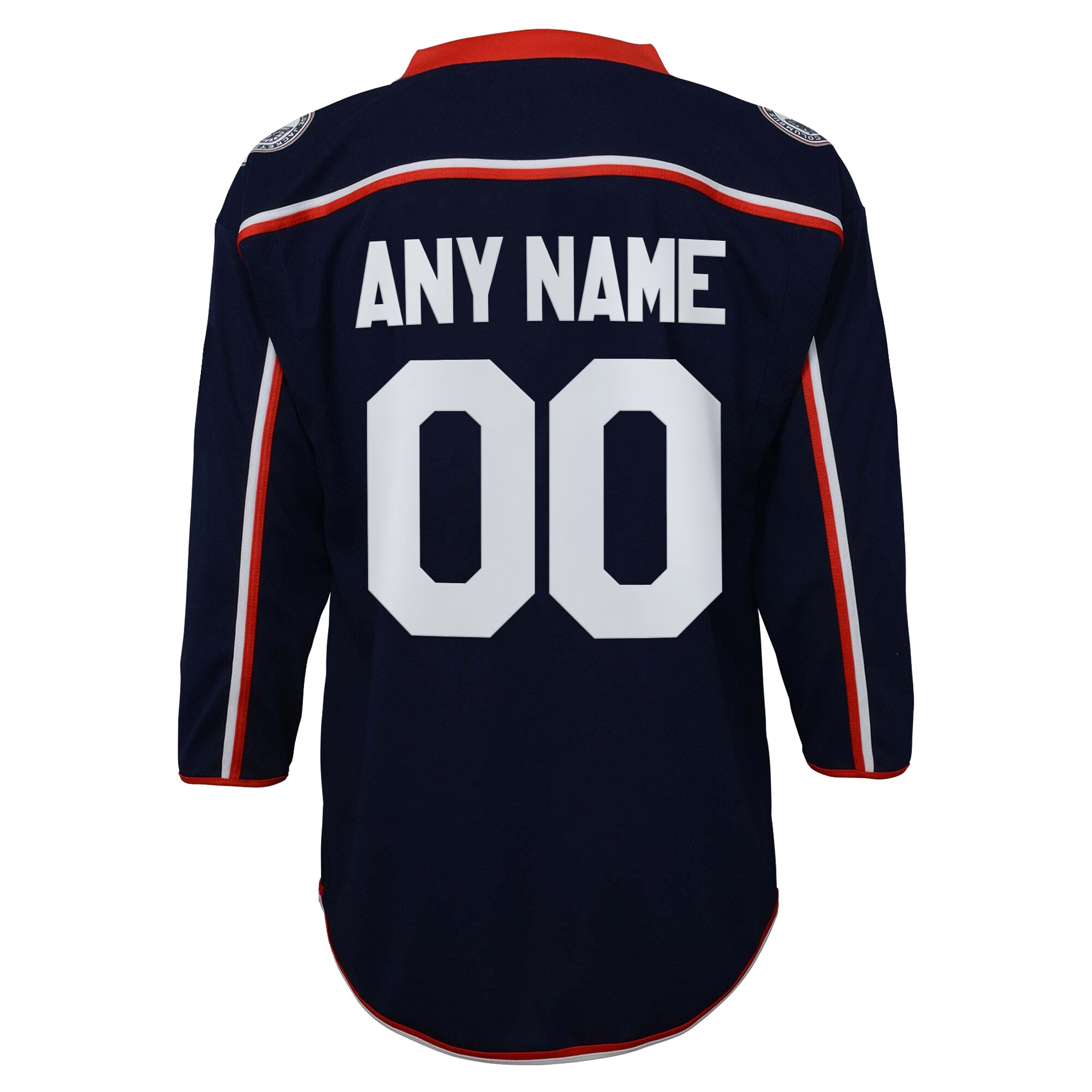 Columbus Blue Jackets Navy Home Custom NHL Jersey Youth