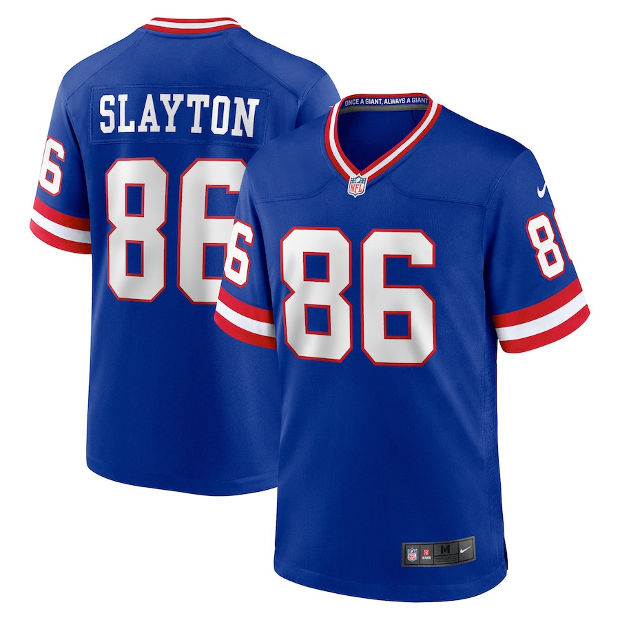 Darius Slayton 86 New York Giants Classic Game Royal NFL Jersey Men's