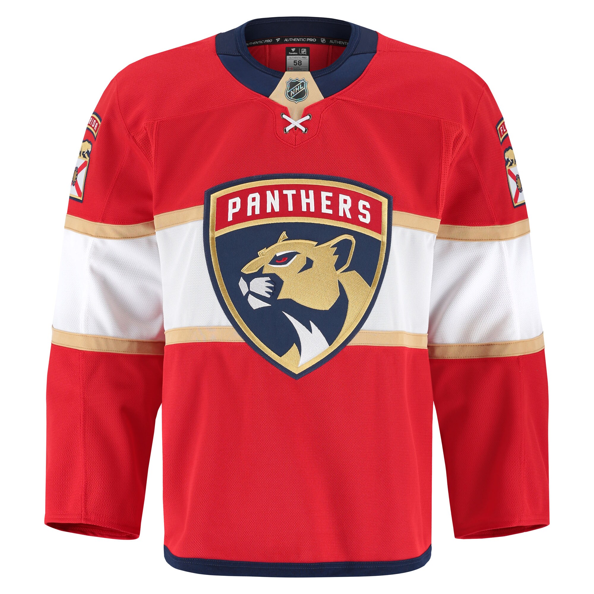 Florida Panthers Red Home Pro NHL Jersey Men's
