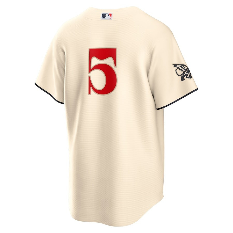 Corey Seager 5 Texas Rangers 2023 City Connect Player Cream MLB Jersey Men's