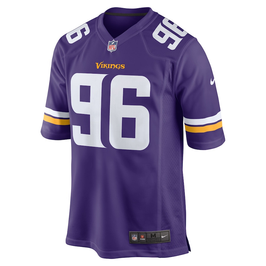 John Parker Romo 96 Minnesota Vikings Game Purple NFL Jersey Men's