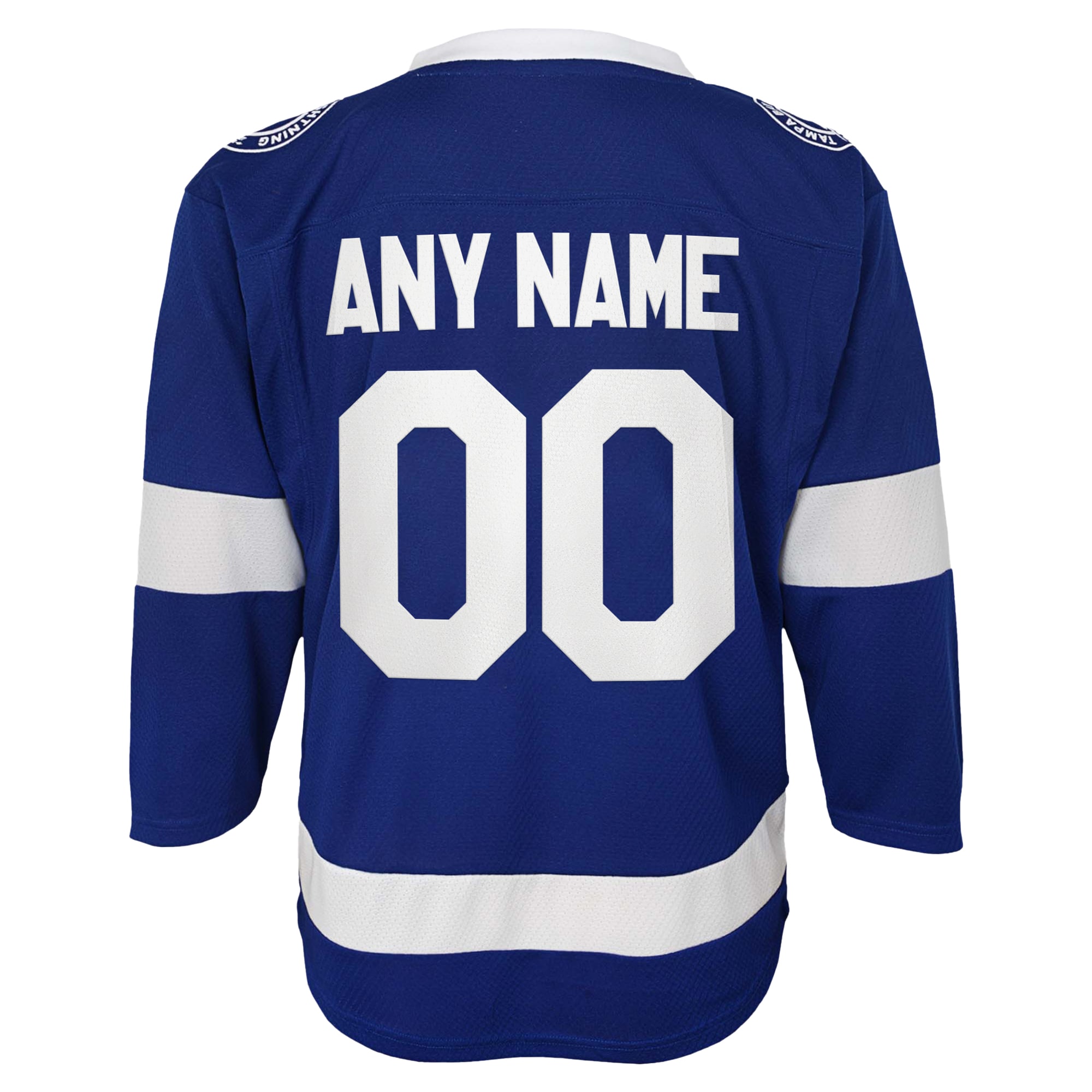 Tampa Bay Lightning Blue Custom NHL Jersey Youth