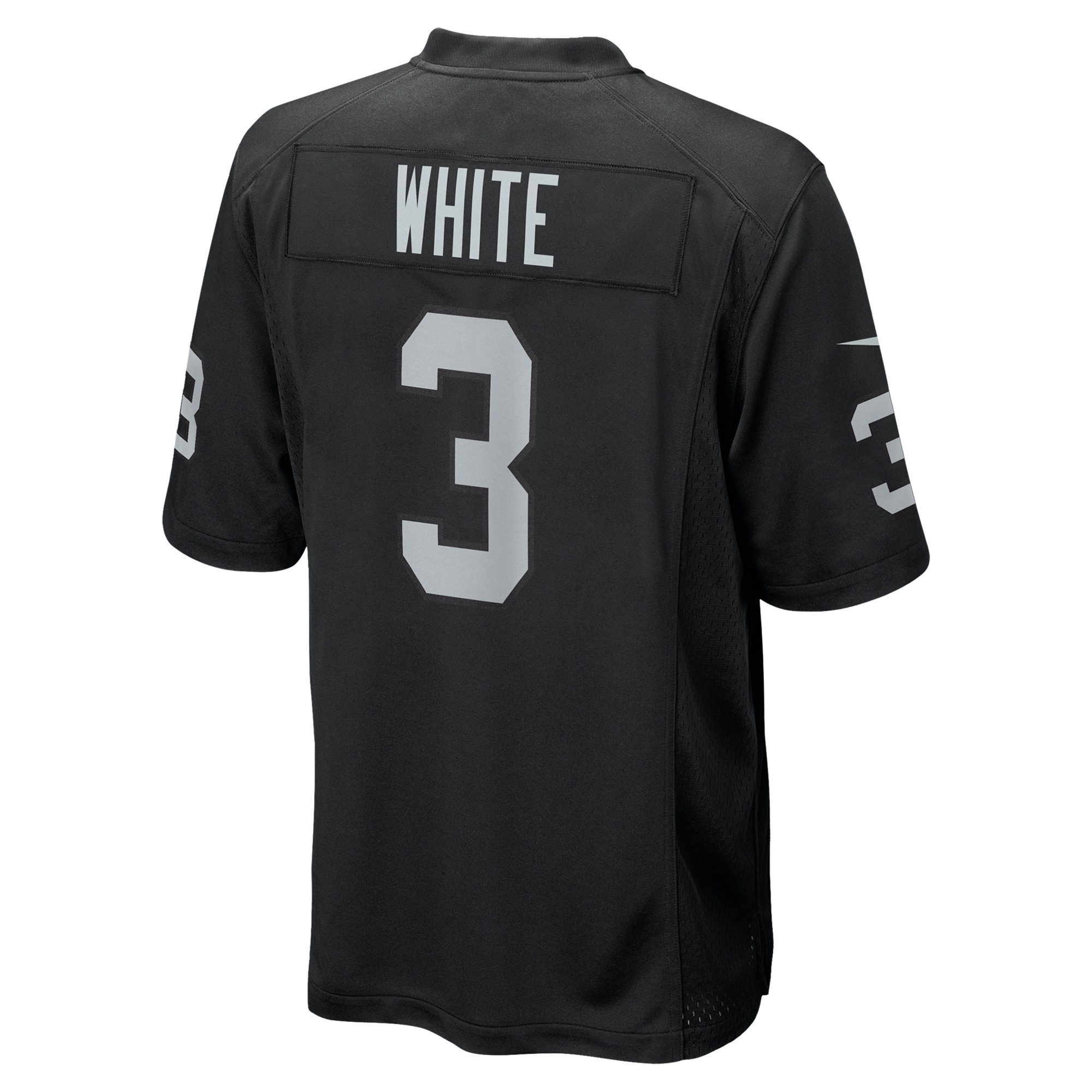 Las Vegas Raiders Zamir White Black Team Game NFL Jersey Men's