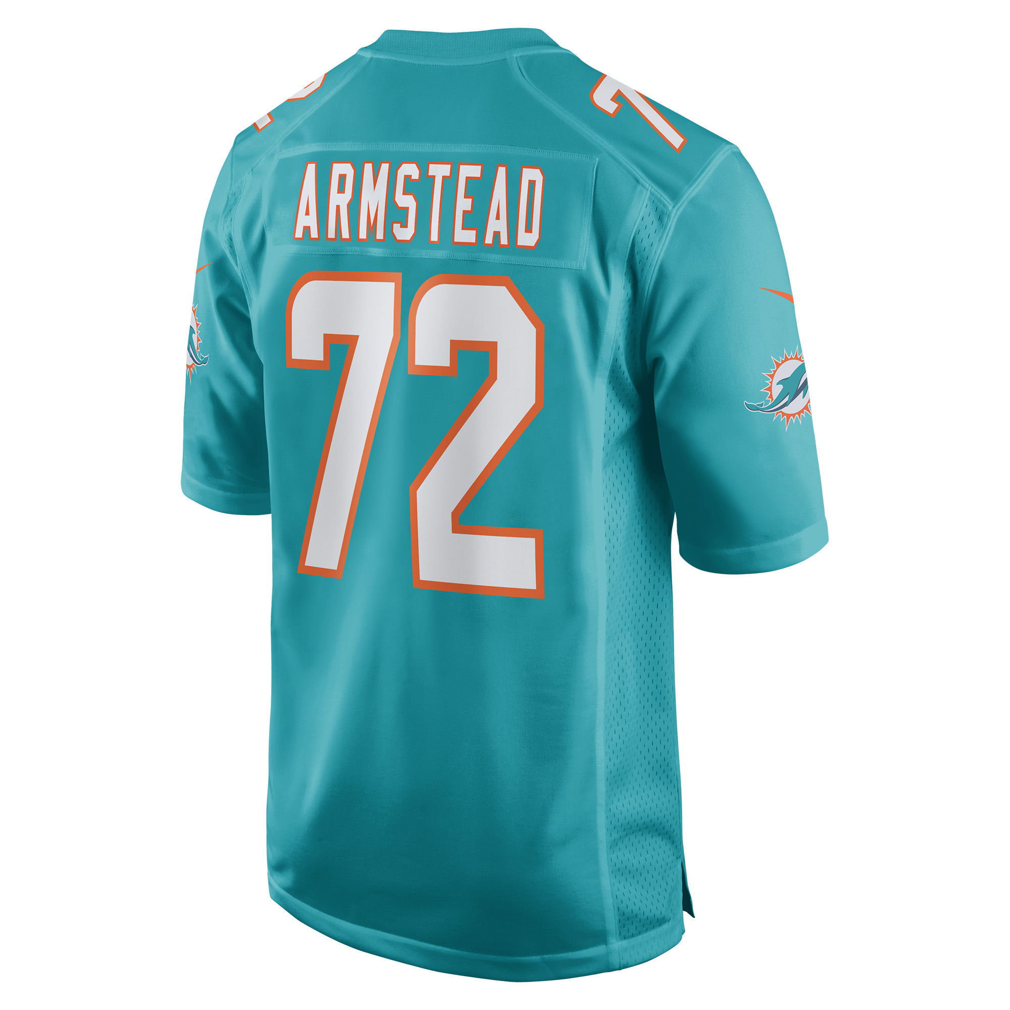 Miami Dolphins Terron Armstead Aqua Game NFL Jersey Men's