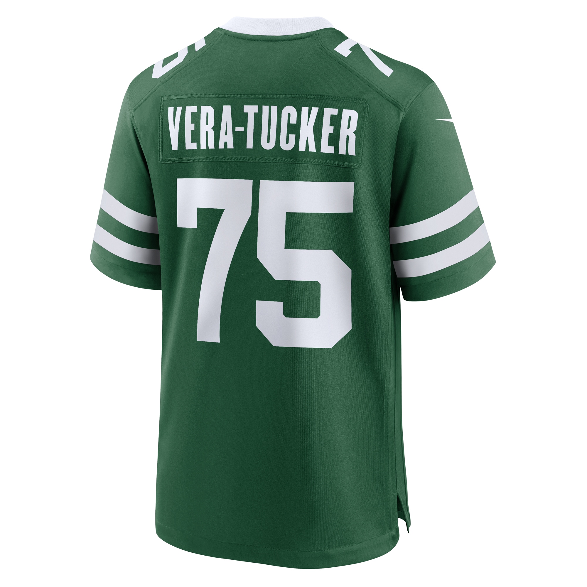 New York Jets Alijah Vera-Tucker Legacy Green Team Game NFL Jersey Men's